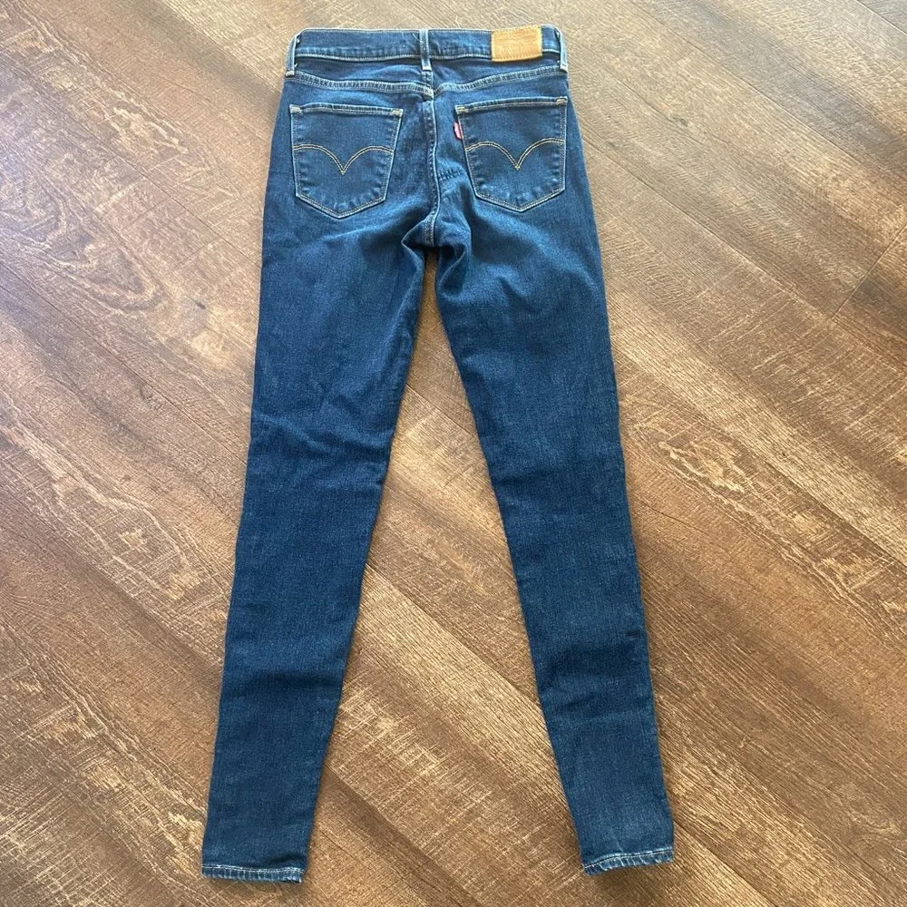 Levi's 720 High Rise Super Skinny - Size 24 - Picture 3 of 8